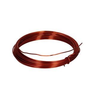 4A Orange Aluminium Wire | Diameter 2 millimetres | Length 12 metres | Weight 100 grams | Per piece