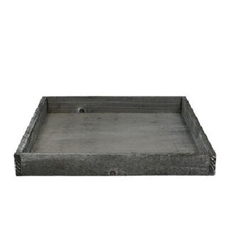 4A Wooden Tray | Colour: Grey | Diameter 30 centimetres | Height 3.5 centimetres | Per 4 trays