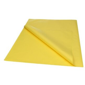4A Silk Paper Sheet | Colour: Yellow | Length 50 centimetres | Width 75 centimetres | 17 grams/m2 | Per 480 sheets