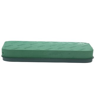 4A Green Oasis Floral Foam with Base | Width 60 centimetres | Length 21 centimetres | Height 8 centimetres | Per piece
