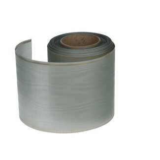4A Grijs Moireband Lint | Breedte 100 millimeter | Lengte 25 meter | Per stuk