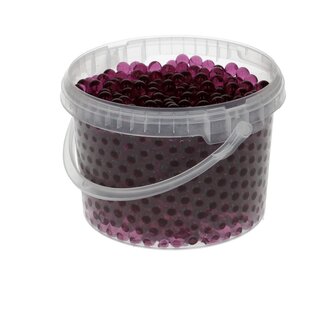4A Garnering Decogel Parels | Kleur: Fuchsia | Diameter 9 millimeter | Inhoud 2.5 liter | Per stuk