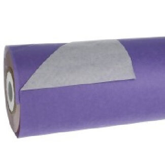 4A Papier auf Rolle | Farbe: Fliederfarben | Breite 75 Zentimeter | 40 Gramm/m2 | Gewicht 10 Kilo | Pro Rolle