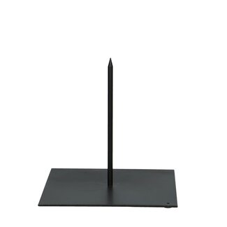 4A Floristry Iron Stand with pin | Colour: Black | Length 18 centimetres | Width 18 centimetres | Height 18 centimetres | Per stand