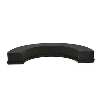 4A Schwarzer Oasis Eychenne Halbring | Durchmesser 50 Zentimeter | Pro 2 Stück