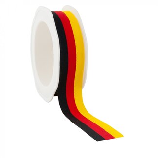 4A Band Deutschland Flagge | Breite 25 Millimeter | Länge 20 Meter | Pro Stück