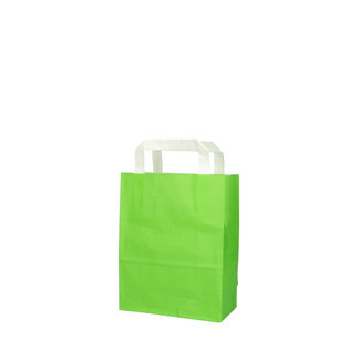 4A Papieren Tassen | Kleur: Lichtgroen | Lengte 18 centimeter | Breedte 8 centimeter | Hoogte 23 centimeter | Per 50 tassen