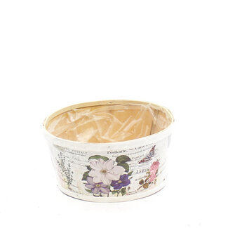 4A Wooden Flower Pot Planter Flower | Colour: Cream | Length 22 centimetres | Width 11 centimetres | Per 10 planters