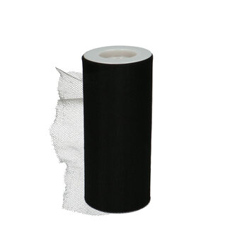 4A Black Tulle Ribbon | Width 150 millimetres | Length 23 metres | Per piece