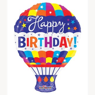 4A Party! Ballon „Happy Birthday“ | Farbe: Gemischte Farben | Durchmesser 45 Zentimeter | Pro 10 Ballons