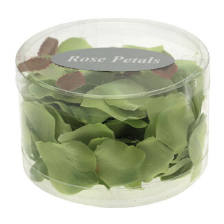 4A Rose petals artificial flowers | Colour: Lime green | Per 150 rose petals