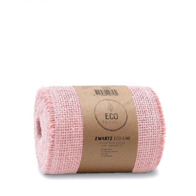 Light Pink Jute Ribbon | Width 150 millimetres | Length 10 metres | Available per piece