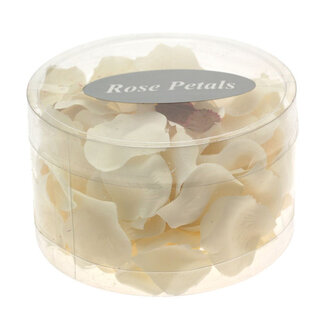 4A Rose petals artificial flowers | Colour: Cream | Per 150 rose petals