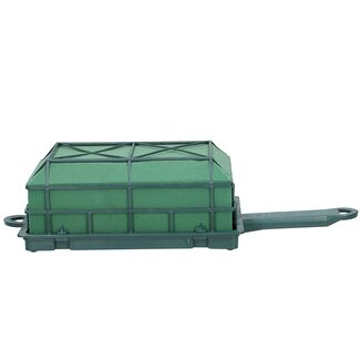 4A Groene Oasis Steekschuim Florette Maxi | Breedte 34 centimeter | Lengte 14 centimeter | Hoogte 9 centimeter | Per 12 stuks