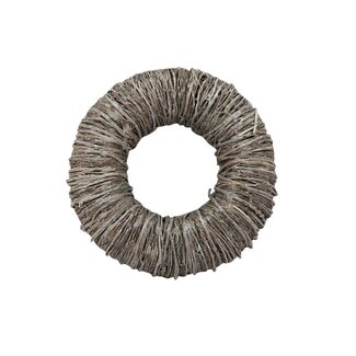 4A Mactan Grass Wreath | Colour: Natural White | Diameter 25 centimetres | Per wreath