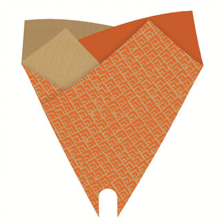 4A Kraft Luz Covers | Colour: Orange | Length 50 centimetres | Width 44 centimetres | Per 25 covers