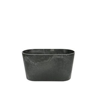 4A Melamine Plastic Flower Box Planter | Colour: Grey | Length 20 centimetres | Width 10 centimetres | Height 10.5 centimetres | Per 12 boxes
