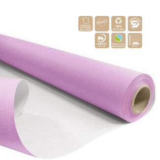 4A Papier op rol | Kleur: Roze | Breedte 80 centimeter | Lengte 40 meter | 60 gram/m2 | Per rol