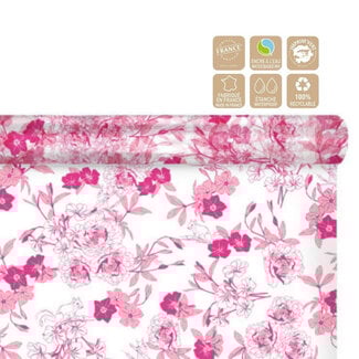 4A Folie auf Rolle „Foresty“ | Farbe: Fuchsia | Breite 80 Zentimeter | Länge 100 Meter | Pro Rolle