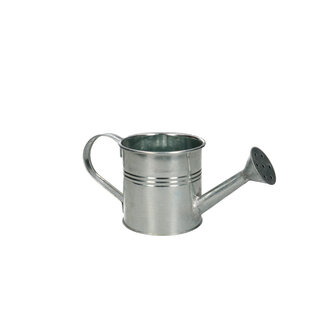 4A Zinc Watering Can | Colour: Silver | Diameter 9 centimetres | Height 9 centimetres | Per 6 cans