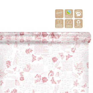 4A Film on Roll “Romance” | Colour: Pink | Width 80 centimetres | Length 100 metres | Per roll