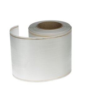 4A Naturelle wit Moireband Lint | Breedte 100 millimeter | Lengte 25 meter | Per stuk