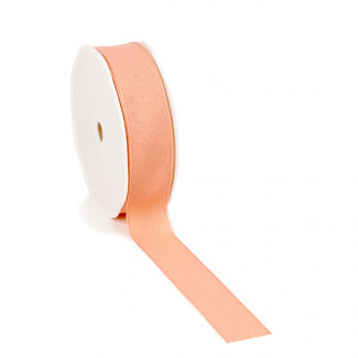 4A Salmon-Coloured Textured Ribbon | Width 25 millimetres | Length 20 metres | Per piece