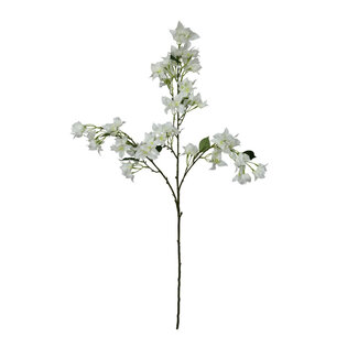 4A Bougainvillea Artificial Flower | Colour: Natural White | Length ± 104 centimetres | Per stem