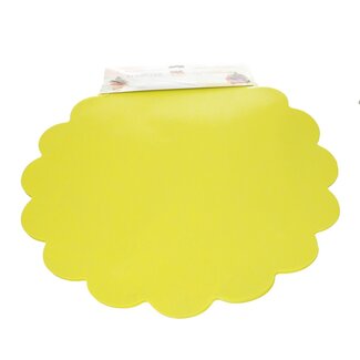 4A Textile Blumella non-woven | Colour: Yellow | Diameter 54 centimetres | Per 25 pieces