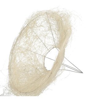 4A Bouquet Holder Sisal | Colour: Cream | Diameter 30 centimetres | Per 10 bouquet holders