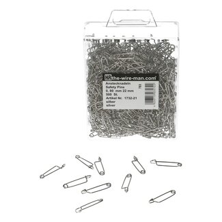 4A Corsagespeldjes | Kleur: Zilverkleurig | Per 500 speldjes