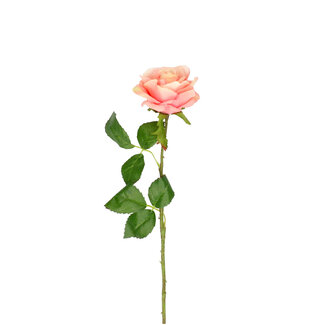 4A Rose Artificial Flower | Colour: Pink | Artificial Roses | Length ± 54 centimetres | Per 6 artificial roses