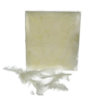 4A Kalkoen Veren | Kleur: Crèmekleurig | Gewicht 45 gram | Per zakje veren