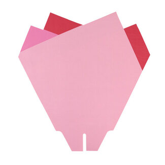 4A Hoezen Magnolia | Kleur: Roze | Lengte 44 centimeter | Breedte 44 centimeter | Per 50 hoezen