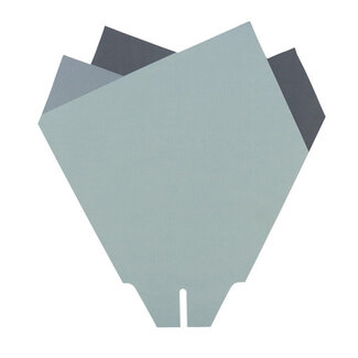 4A Covers Magnolia | Colour: Grey | Length 44 centimetres | Width 44 centimetres | Per 50 covers