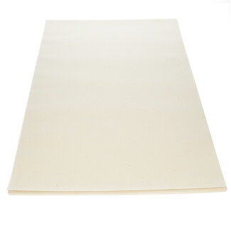4A Papier Flowerpaper Vel | Kleur: Crèmekleurig | Breedte 76 centimeter | Lengte 64 centimeter | Per 25 vellen