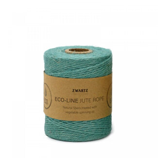 4A Turquoise Jute Draad Touw | Diameter 3 millimeter | Lengte 160 meter | Per stuk