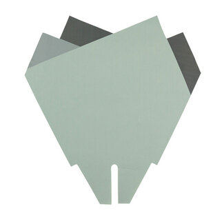 4A Magnolia Sleeves | Colour: Green | Length 33 centimetres | Width 33 centimetres | Per 50 sleeves