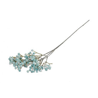 4A Gypsophila Artificial Flower | Colour: Light Blue | Gypsophilia artificial flowers | Length ± 68 centimetres | Per 6 artificial flowers