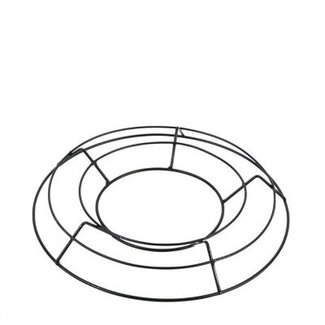 4A Bloemisterij IJzeren Ring Basis | Kleur: Zwart | Diameter 40 centimeter | Per 5 ringen