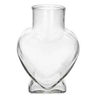 4A Glass Vase "Lovely" | Colour: Transparent | Diameter 8 - 15 centimetres | Height 22 centimetres | Per 8 vases
