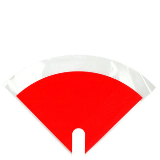 4A Moon Kraftlook Covers | Colour: Red | Length 30 centimetres | Width 30 centimetres | Per 50 covers