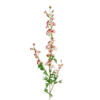 4A Larkspur Artificial Flower | Colour: Pink | Delphinium artificial flowers | Length ± 86 centimetres | Per 6 artificial flowers