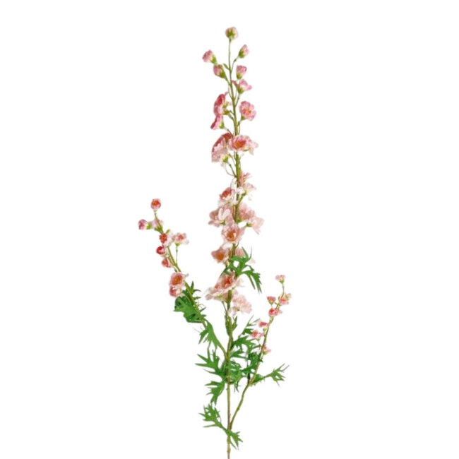 Larkspur Artificial Flower | Colour: Pink | Delphinium artificial flowers | Length ± 86 centimetres | Per 6 artificial flowers