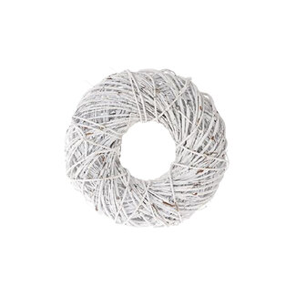 4A Twister Wreath | Colour: Natural White | Diameter 50 centimetres | Per wreath
