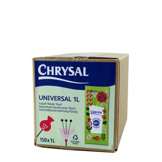4A Universele Voeding Stokjes Chrysal | Kleur: Transparant | Inhoud 1 liter | Per 150 stuks
