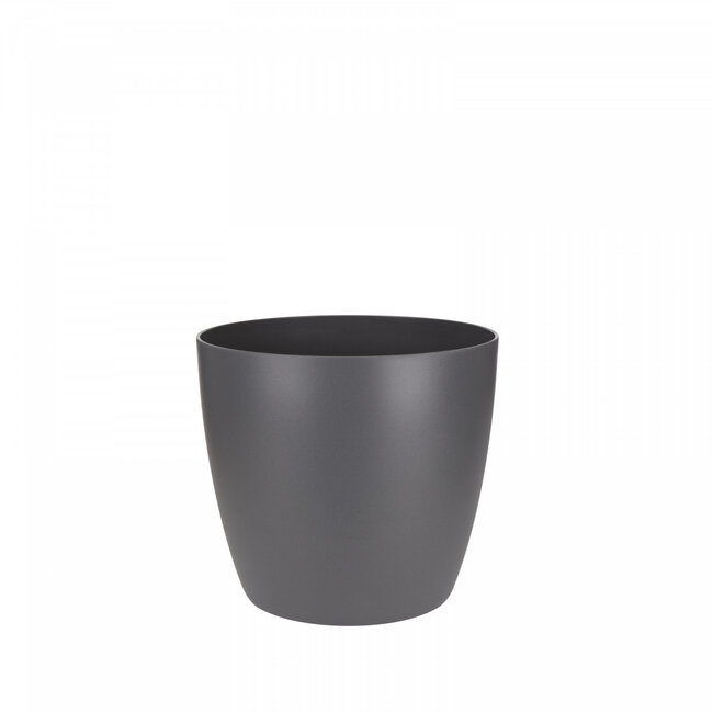 Plastic Flower Pot Plant Pot Brussels | Colour: Grey | Diameter 10.5 centimetres | Height 10 centimetres | Per 8 pots