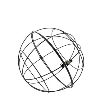 4A Bal Frame voor Bloemen | Kleur: Zwart | Diameter 40 centimeter | Per 40 ballen