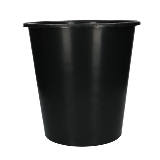 Plastic Bucket | Colour: Black | Diameter 26.5 centimetres | Height 26.5 centimetres | Capacity 10 litres | Per 10 buckets