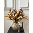 Trockenblumenstrauß Amber Glory | Länge ± 60 Zentimeter | Mit ockerfarbenen und braunen Trockenblumen